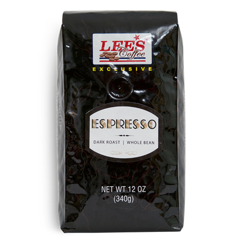Lee's Coffee Exclusive-Espresso Whole Bean Coffee